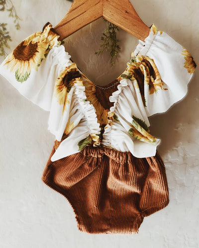 🌻sunflower romper🌻